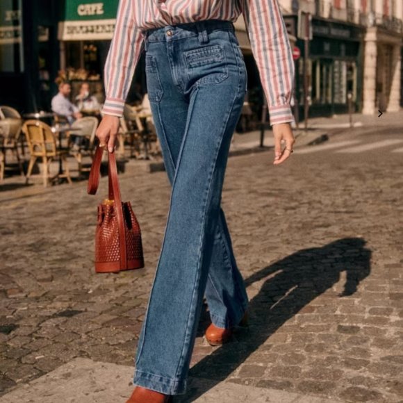 Sezane Denim - Sézane Augusto trousers - Size 42 (fits small)